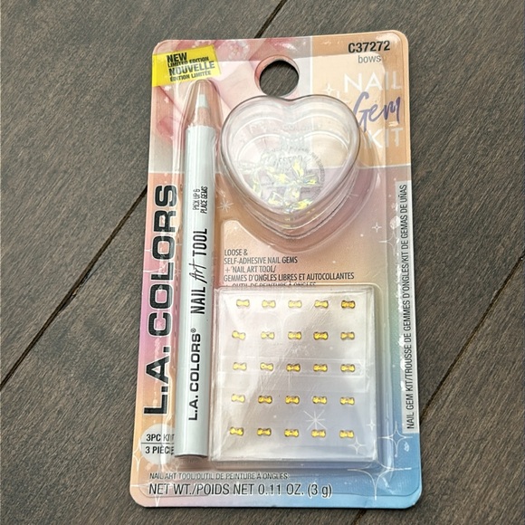 L.A. COLORS Nail Gem Kit, Nail Art Beauty Fashion Accessories Stickers Self Care - Picture 4 of 8